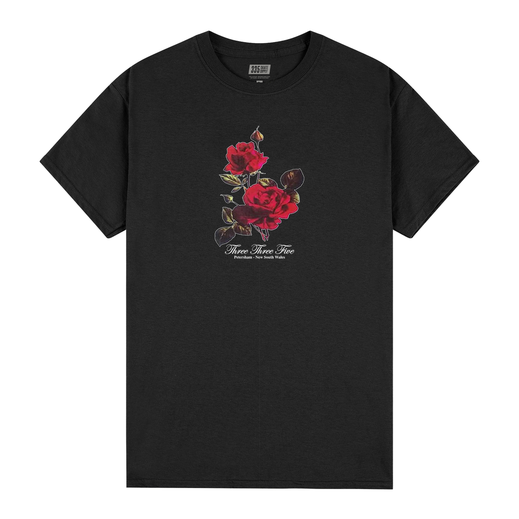 335 Roses Tee / Black