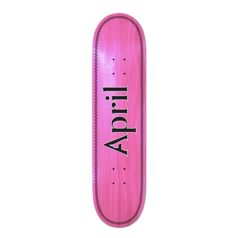 April Helix Logo Deck / Pink Stain / 8.38''