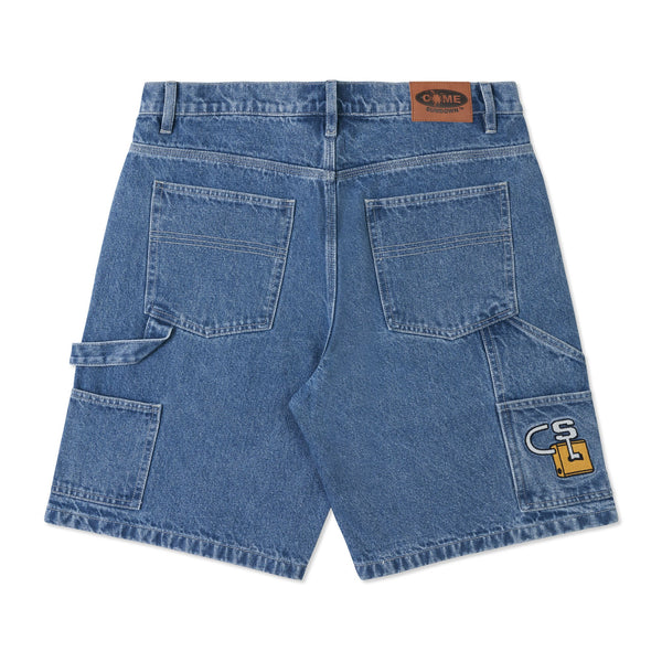 Come Sundown Lock Jean Shorts / Blue