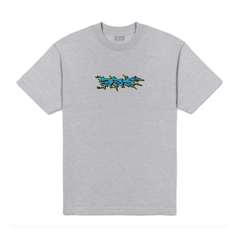 335 Doom Logo Tee / Sport Grey / Blue