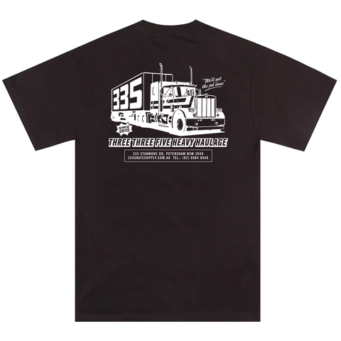 335 Heavy Haulage Tee / Black