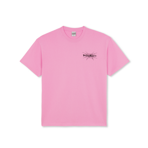 Polar Spider Web Tee / Pink