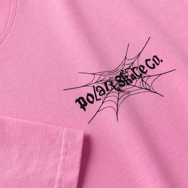 Polar Spider Web Tee / Pink