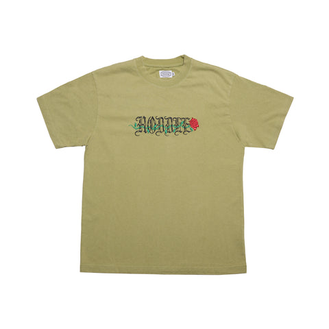 Hoddle Rose Tee / Vintage Green