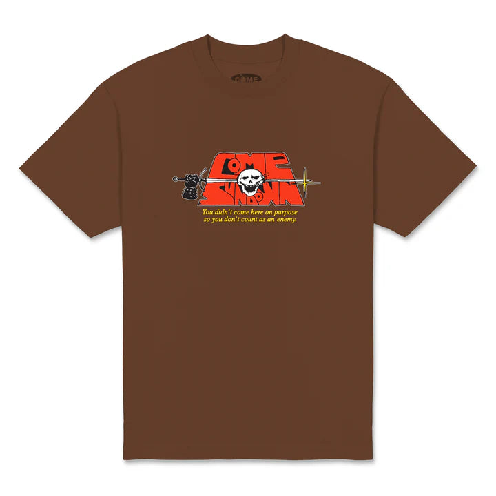 Come Sundown Split Tee / Brown