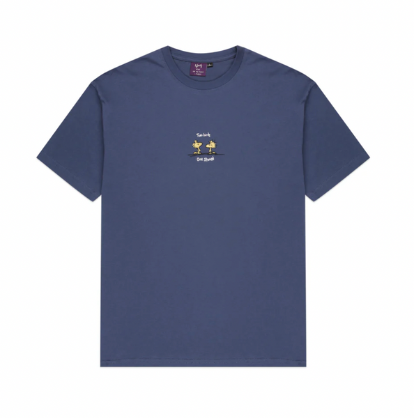 Palmah Two Birds Tee / Petrol Blue