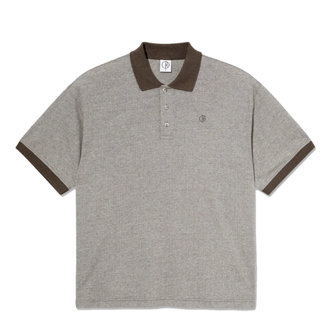 Polar Illusion Surf Polo Shirt / Brown