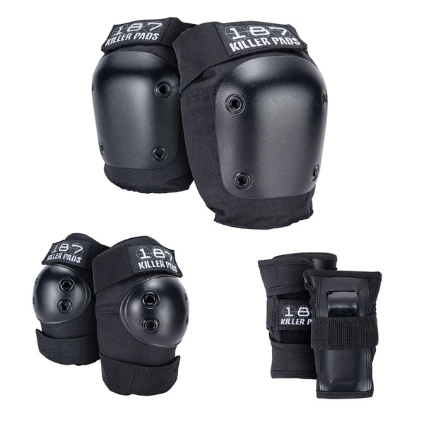 187 Killer Pads 6 Pack / Black