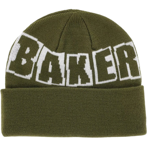 Baker Brand Logo Beanie / Dark Green