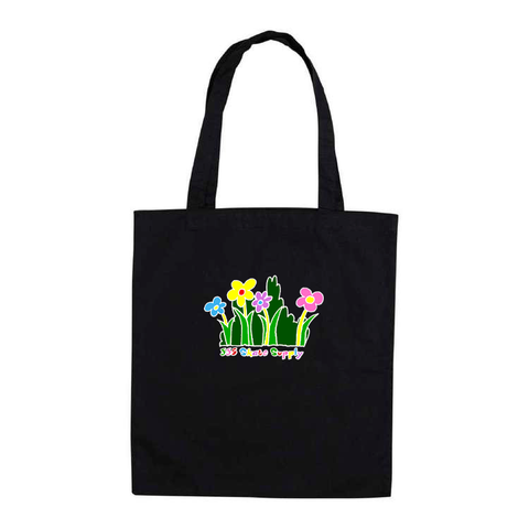 335 Flowers Tote / Black