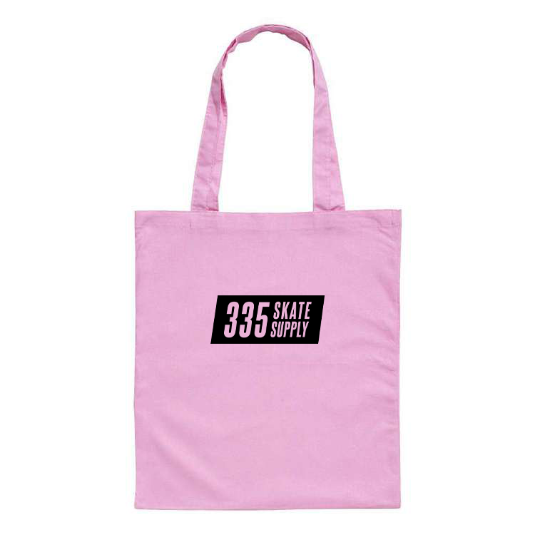 335 Box Logo Tote / Pink / Black