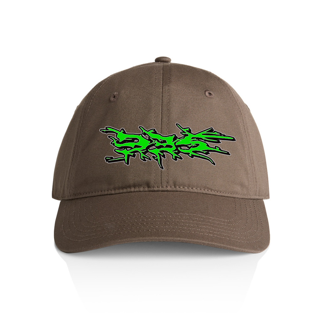 335 Doom Logo Hat / Brown / Green