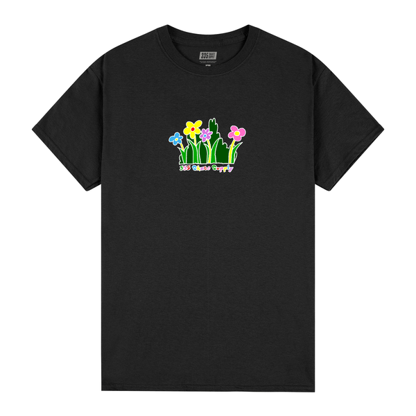 335 Flowers Tee / Black