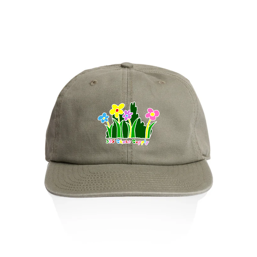 335 Flowers Hat / Khaki