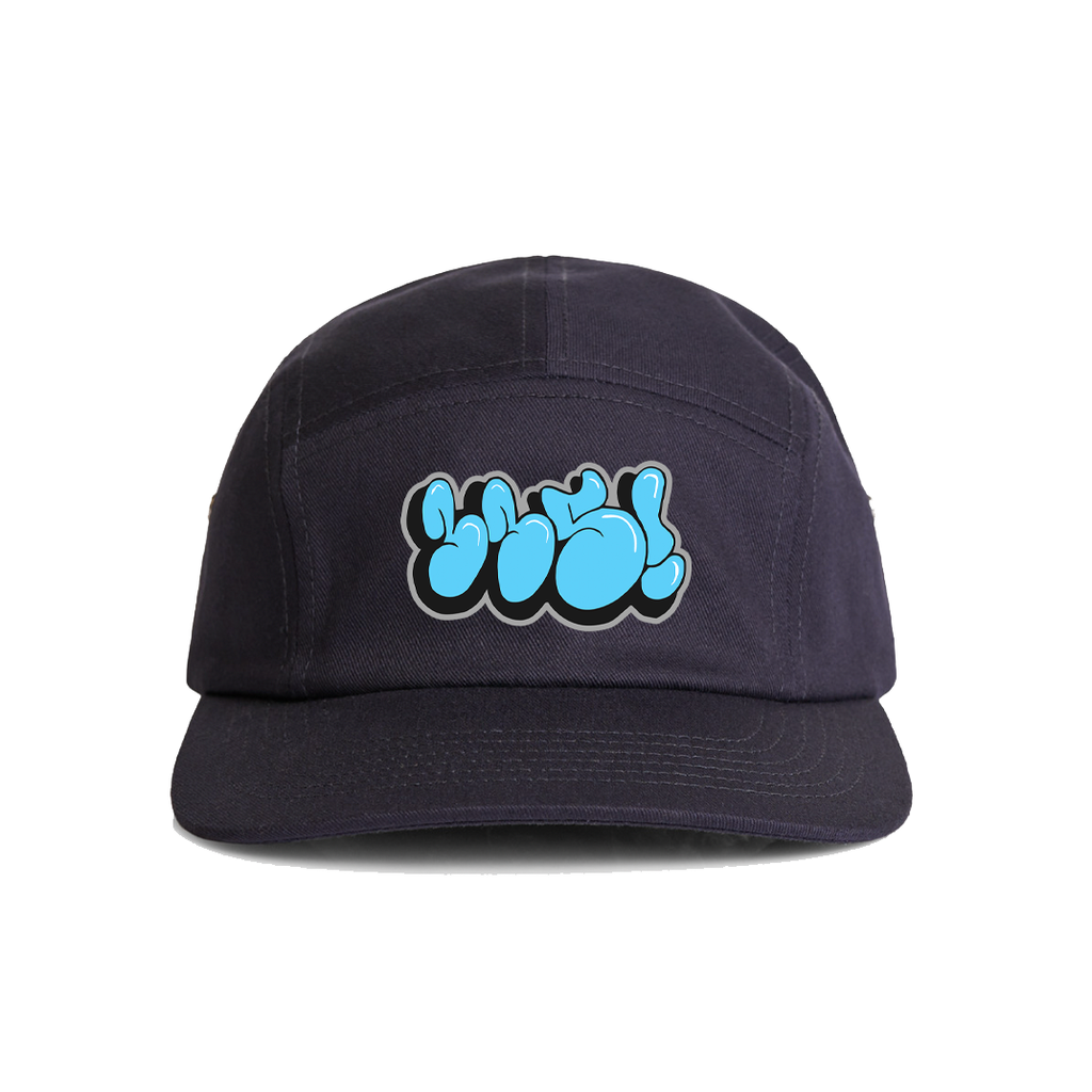 335 Graff Logo 5 Panel Hat / Navy