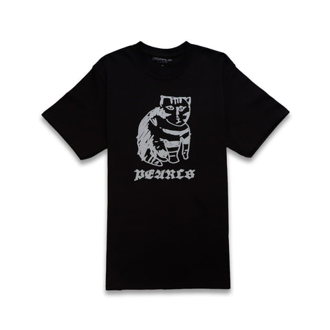 Pearls Tabby Tee / Black