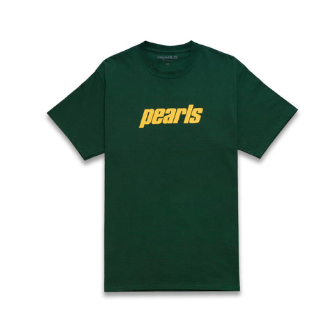 Pearls OG Logo Tee - Forest Green / Yellow