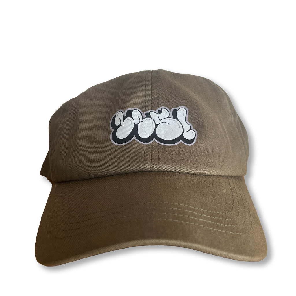 335 Graff Logo Hat / Khaki / White