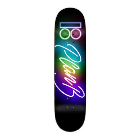 Plan B Neon Logo Team Deck / 8.38''