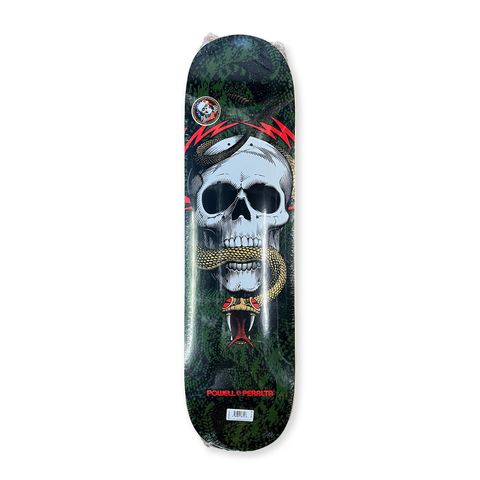 Powell Peralta Skull & Snake Deck / Black / Green - 8.25''