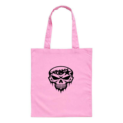 335 Skull Tote / Pink