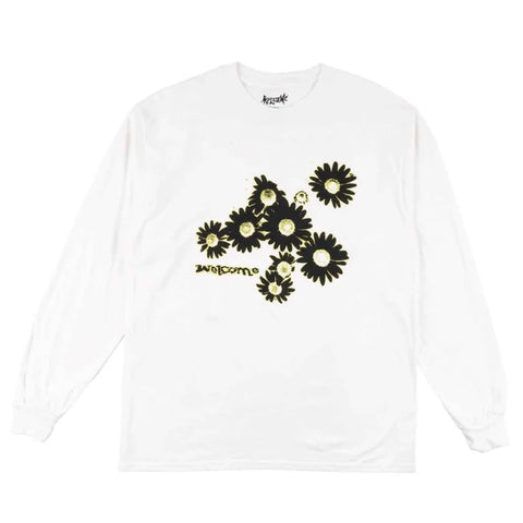 Welcome Daisies L/S Tee / White